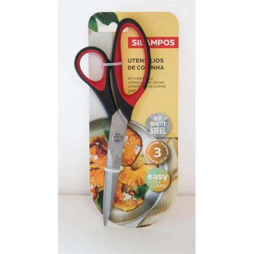 TESOURA SILAMPOS COZINHA -412511000700( Inox - Tesoura de cozinha 205 mm - Até 3 anos, de acordo com a Legislação em vigor )( Inox - Tesoura de cozinha 205 mm - Até 3 anos, de acordo com a Legislação em vigor )