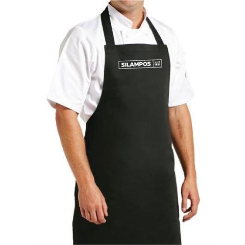 AVENTAL SILAMPOS PRETO -416913000002A ( Preto - Avental com bolso em sarja - 65% poliéster, 35% alg... )