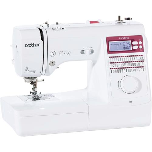 MÁQUINA DE COSTURA BROTHER A50 ( 50 - Branco - Display LCD - Seletor eletrónico intuitivo p... )