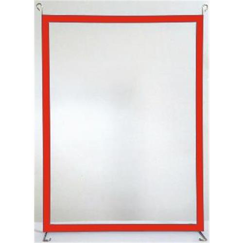 SUP CART.MOD.1 PE VERMELHO( Suporte para cartazes - Vermelho )