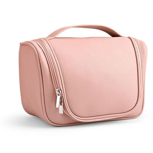 NECESSAIRE DE PELE RECICLADA SHANGHAI ROSA( 1 - Até 3 anos, de acordo com a Legislação em vigor - Rosa )